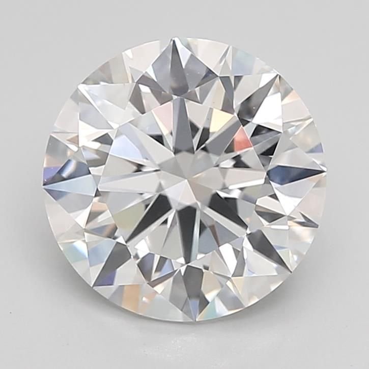 3.03ct E VVS2 Rare Carat Ideal Cut Round Lab Grown Diamond