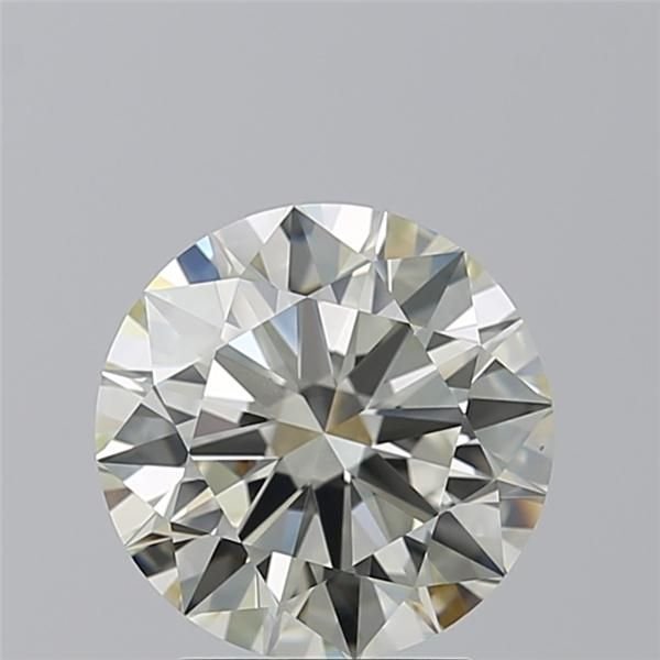 3.01ct J VS1 Excellent Cut Round Diamond