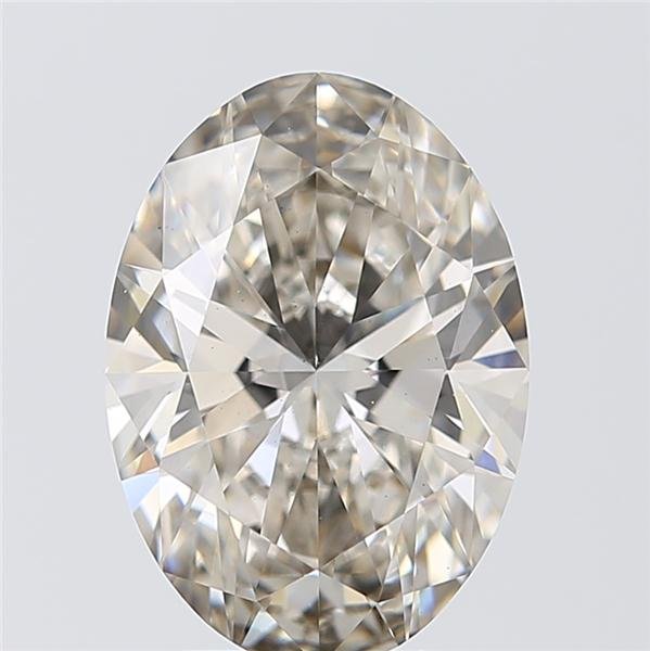 2.70ct J VS1 Rare Carat Ideal Cut Oval Lab Grown Diamond