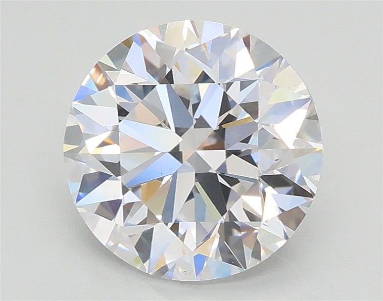 2.01ct D VS1 Excellent Cut Round Lab Grown Diamond
