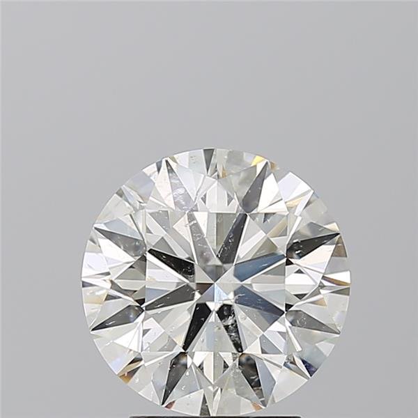 3.15ct K SI2 Rare Carat Ideal Cut Round Diamond