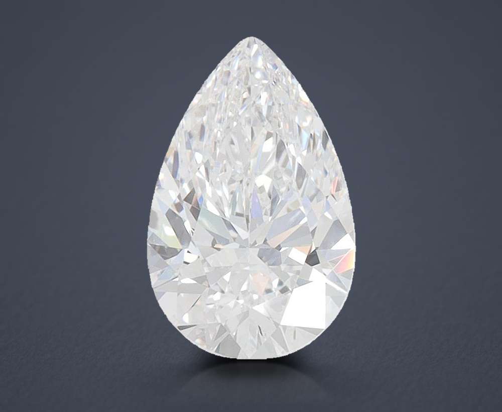 2.00 Carat Pear Lab Diamond