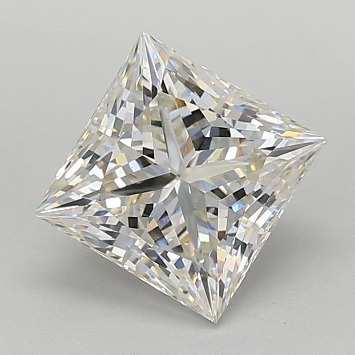 3.04ct H VS1 Rare Carat Ideal Cut Princess Lab Grown Diamond