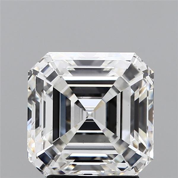 3.10ct H VS1 Rare Carat Ideal Cut Asscher Lab Grown Diamond