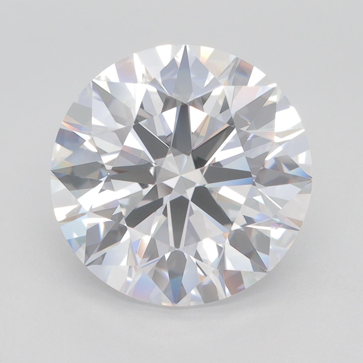 6.04ct D IF Rare Carat Ideal Cut Round Lab Grown Diamond