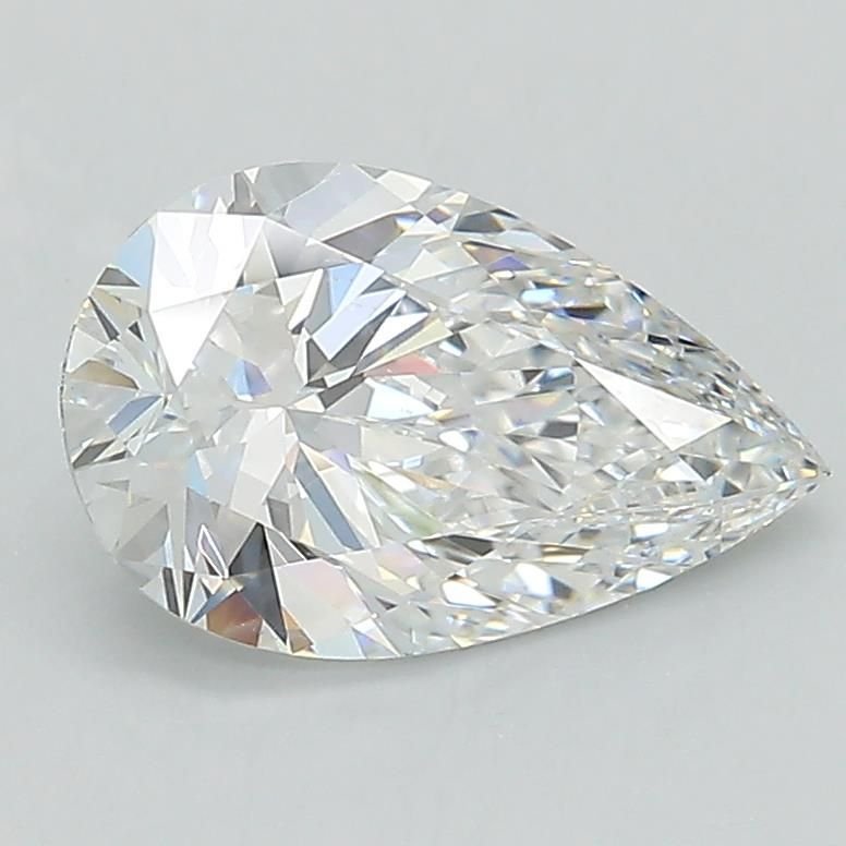 1.51ct E VS1 Rare Carat Ideal Cut Pear Lab Grown Diamond
