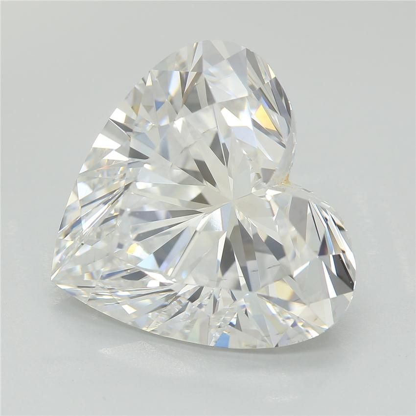 7.08ct E VS2 Rare Carat Ideal Cut Heart Lab Grown Diamond