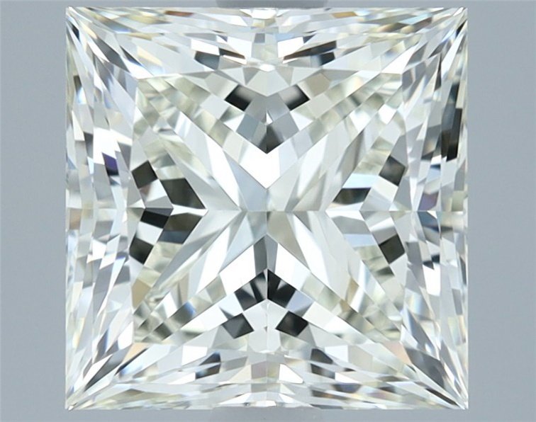 3.01ct J VVS1 Rare Carat Ideal Cut Princess Diamond