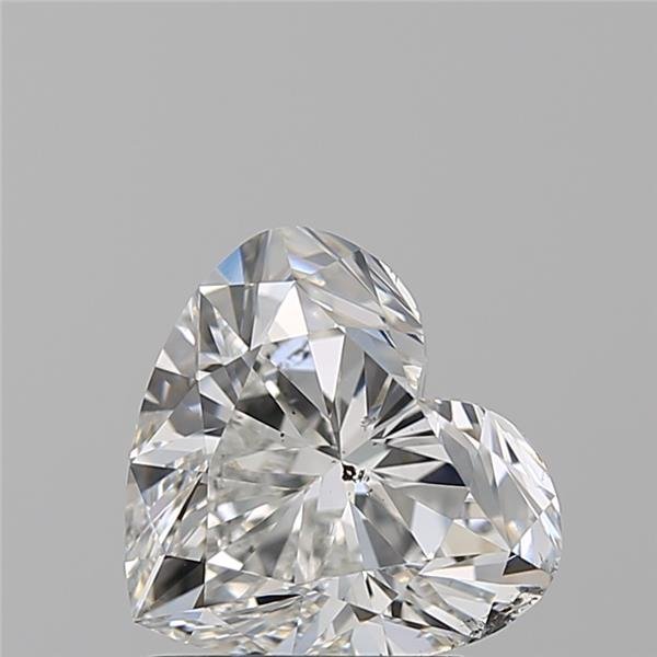 2.02ct F SI1 Rare Carat Ideal Cut Heart Diamond
