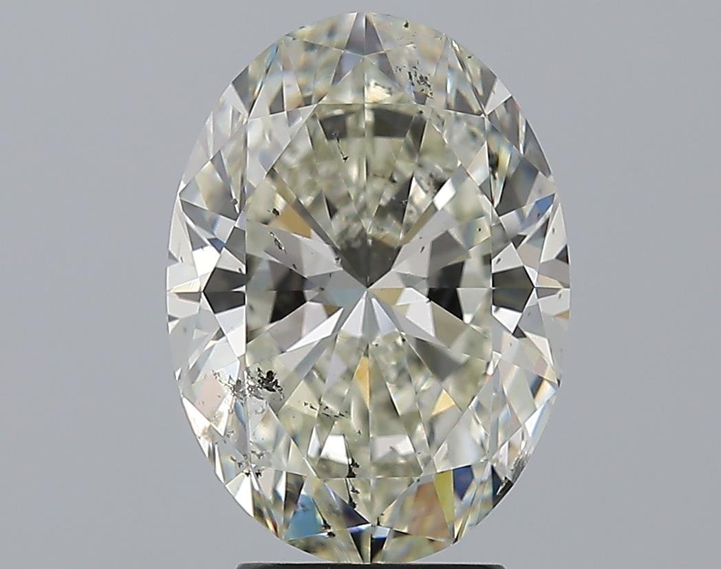 4.01ct I SI2 Rare Carat Ideal Cut Oval Diamond