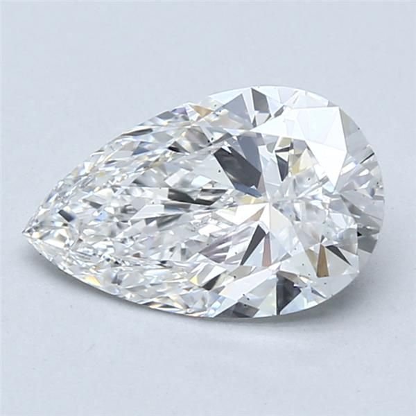 1.57ct F VS2 Rare Carat Ideal Cut Pear Lab Grown Diamond