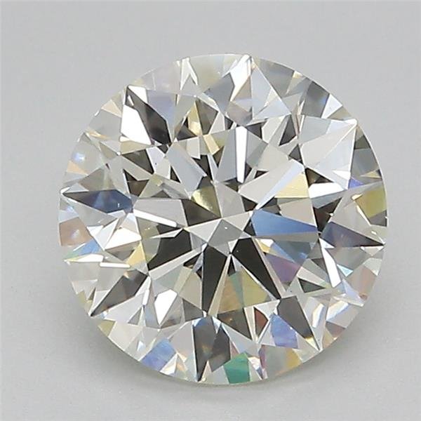 2.23ct J VS2 Rare Carat Ideal Cut Round Lab Grown Diamond