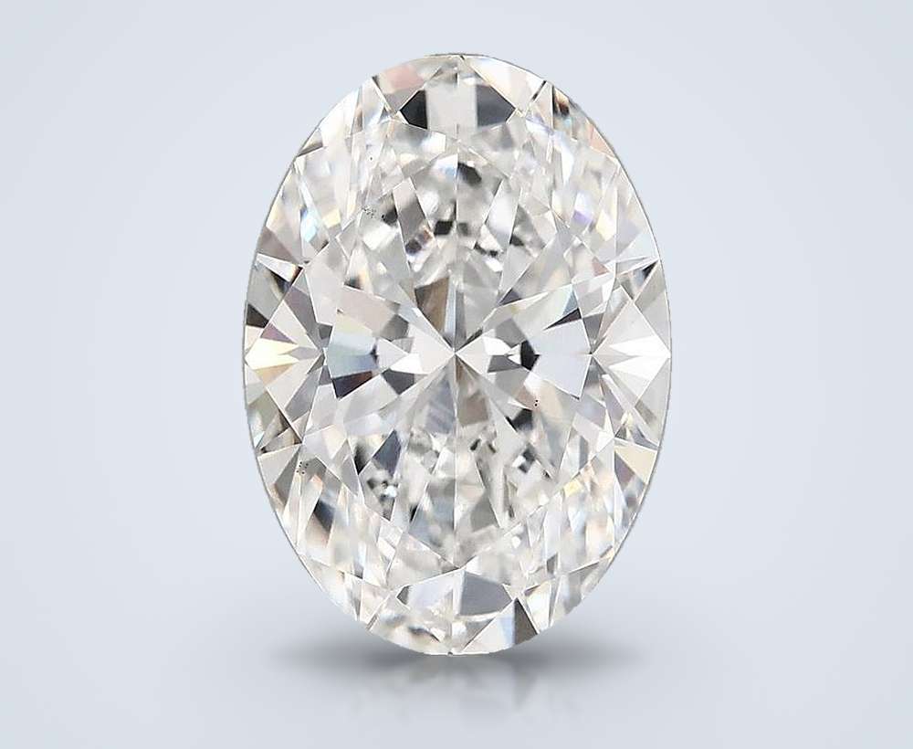 4.98 Carat Oval Lab Diamond