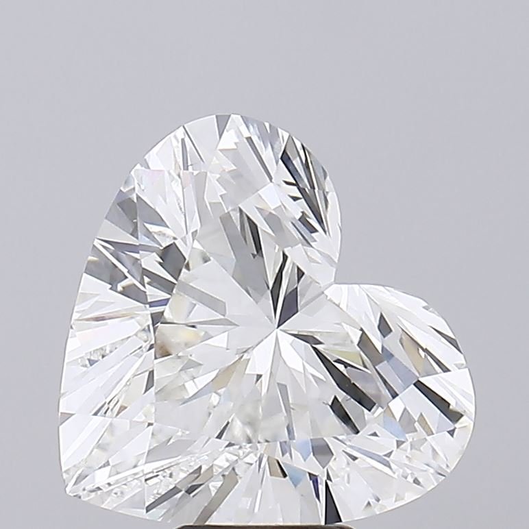 7.52ct F VVS2 Rare Carat Ideal Cut Heart Lab Grown Diamond