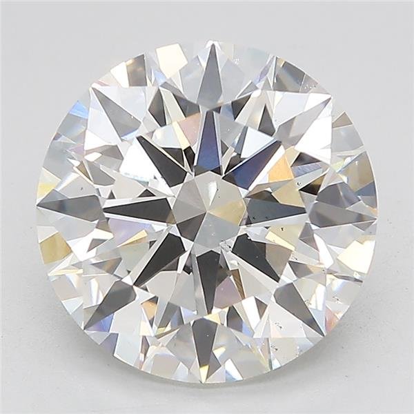 5.04ct F VS2 Excellent Cut Round Lab Grown Diamond