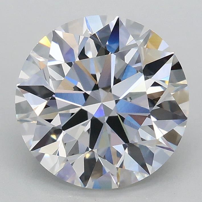 2.01ct D VVS2 Rare Carat Ideal Cut Round Lab Grown Diamond
