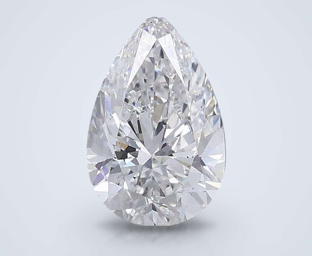 0.75 Carat Pear Lab Diamond