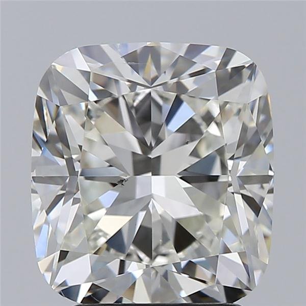 3.01ct J SI1 Excellent Cut Cushion Diamond