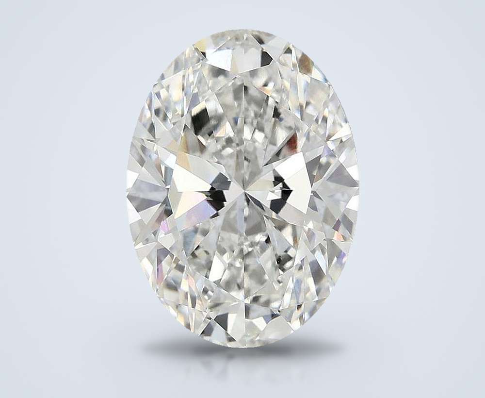 3.83 Carat Oval Lab Diamond
