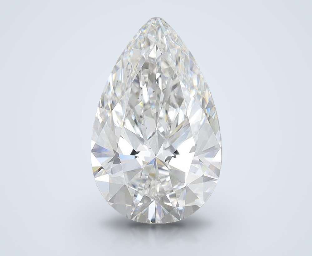 3.78 Carat Pear Lab Diamond