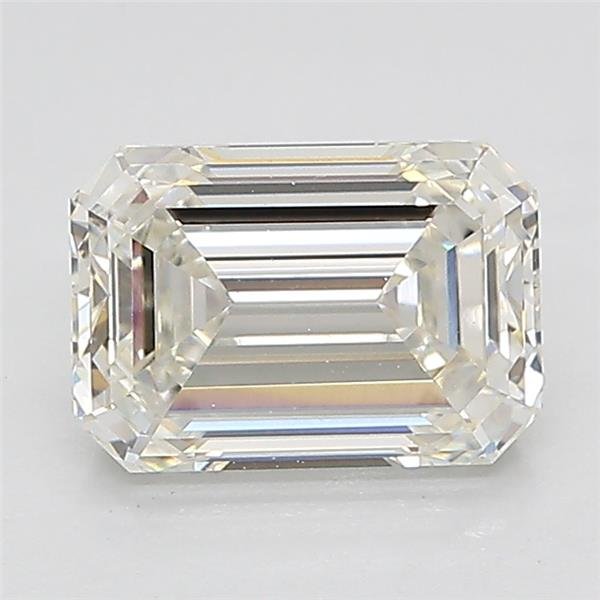 1.63ct H VS1 Rare Carat Ideal Cut Emerald Lab Grown Diamond