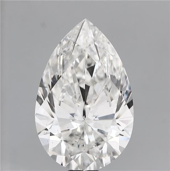 25.18ct F VS1 Rare Carat Ideal Cut Pear Lab Grown Diamond