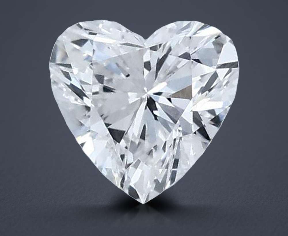 0.58 Carat Heart Lab Diamond