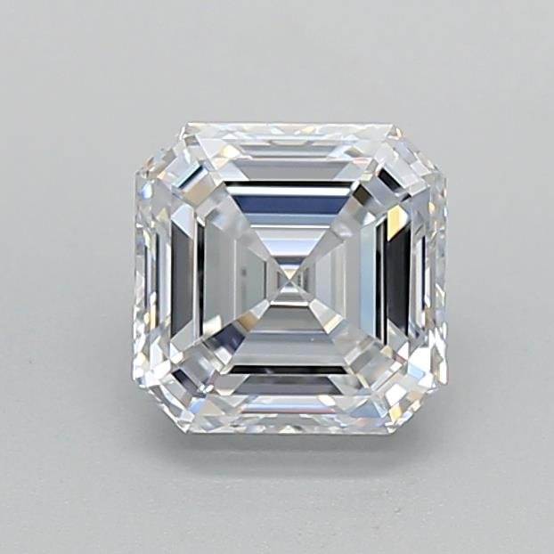 1.55ct F VVS2 Rare Carat Ideal Cut Asscher Lab Grown Diamond