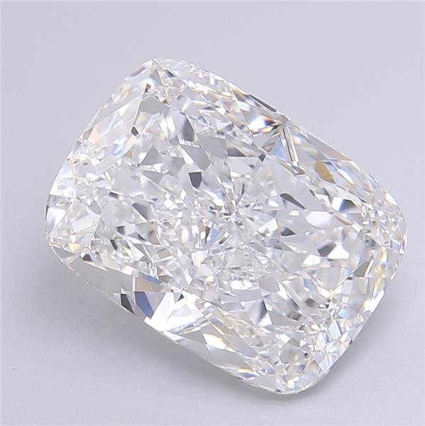 6.08ct E VVS2 Rare Carat Ideal Cut Cushion Lab Grown Diamond