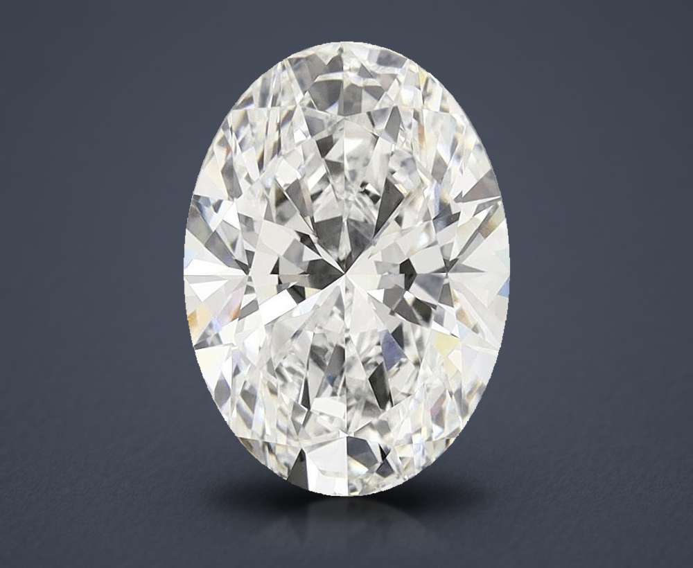 8.04 Carat Oval Lab Diamond
