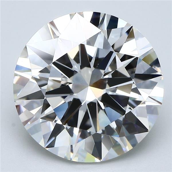 7.03ct I VS1 Rare Carat Ideal Cut Round Diamond