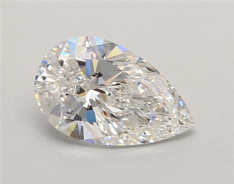 2.28ct E VVS2 Rare Carat Ideal Cut Pear Lab Grown Diamond