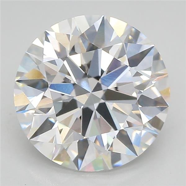 4.10ct E VVS2 Rare Carat Ideal Cut Round Lab Grown Diamond