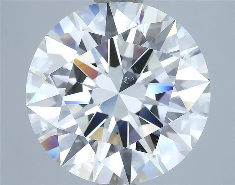 4.02ct H VS2 Rare Carat Ideal Cut Round Diamond