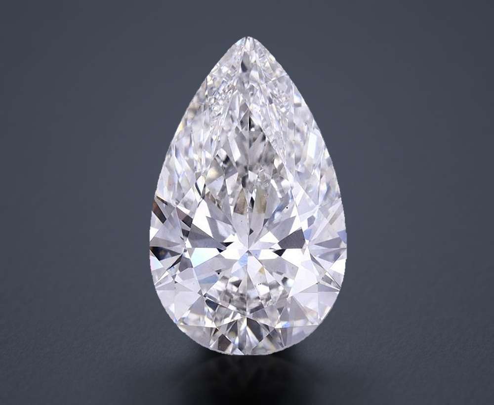 6.01 Carat Pear Lab Diamond