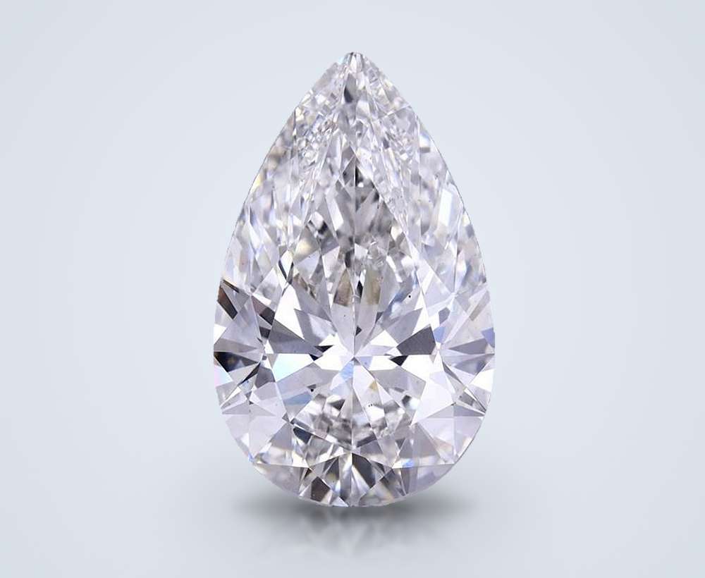 6.01 Carat Pear Lab Diamond