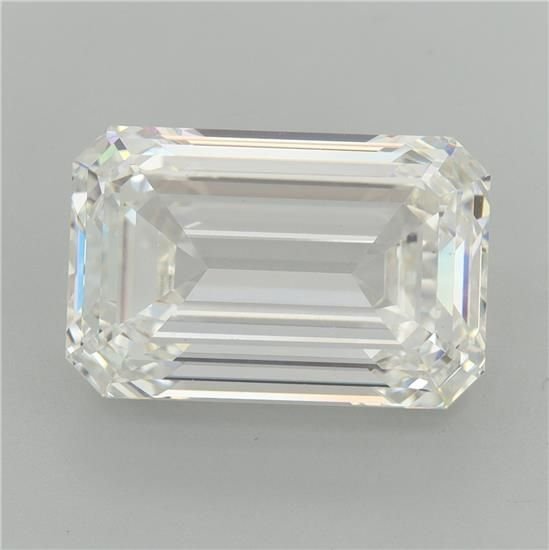 9.55ct G VS1 Rare Carat Ideal Cut Emerald Lab Grown Diamond