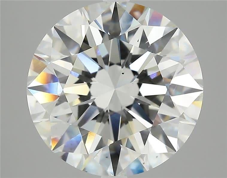 8.06ct G VS2 Rare Carat Ideal Cut Round Diamond