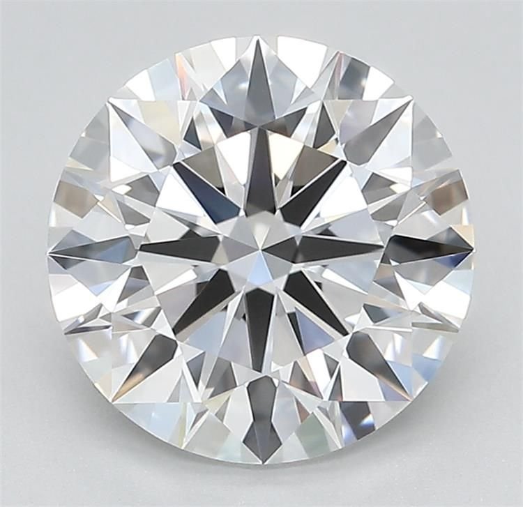 3.05ct D VVS1 Rare Carat Ideal Cut Round Lab Grown Diamond