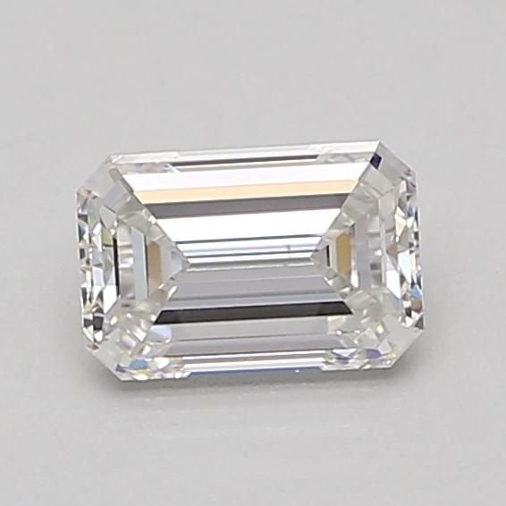 0.97ct E VVS2 Excellent Cut Emerald Lab Grown Diamond