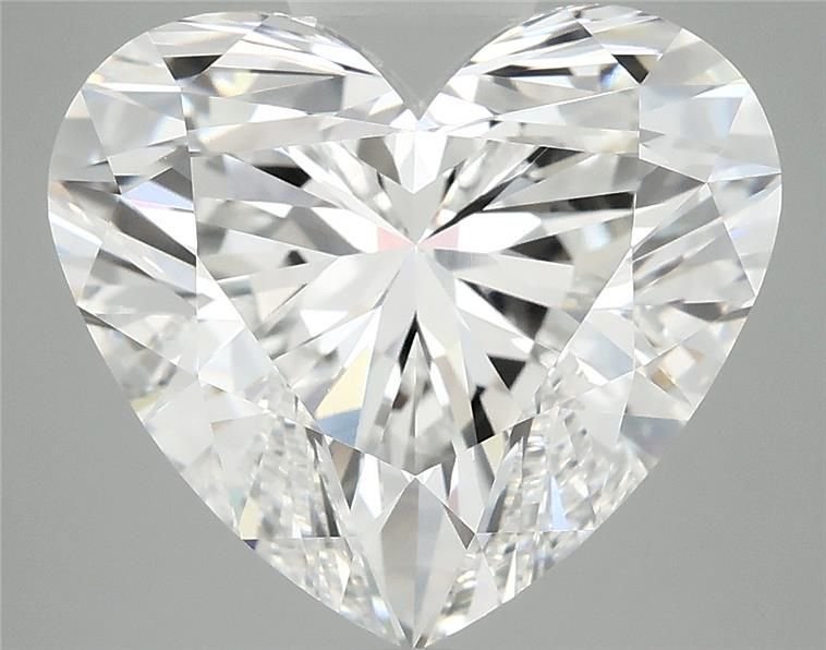 7.18ct E VVS2 Rare Carat Ideal Cut Heart Lab Grown Diamond