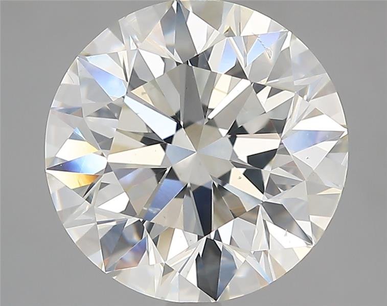 5.01ct K SI1 Rare Carat Ideal Cut Round Diamond
