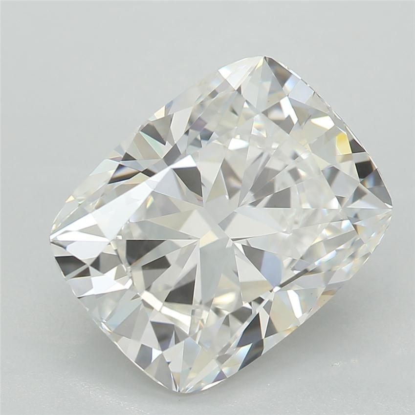 3.08ct E VVS2 Very Good Cut Cushion Lab Grown Diamond
