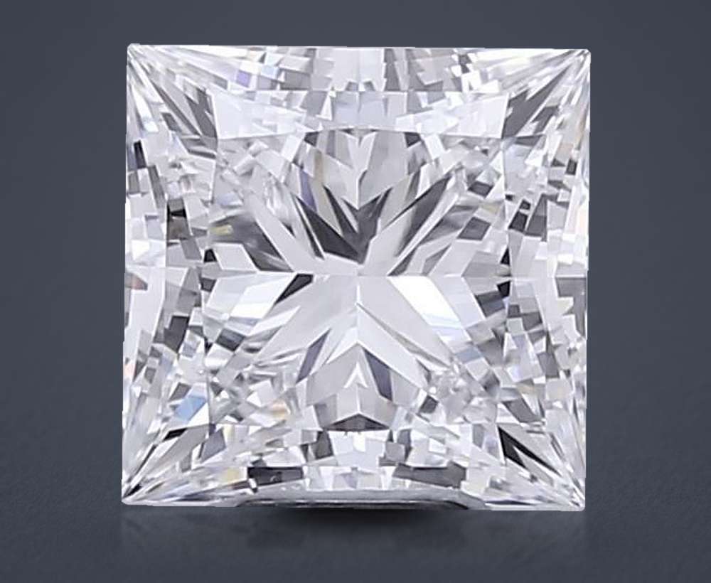 6.55 Carat Princess Lab Diamond