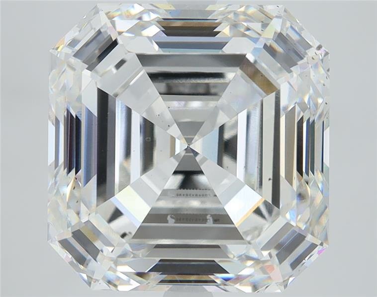 8.70ct F VS2 Rare Carat Ideal Cut Asscher Lab Grown Diamond