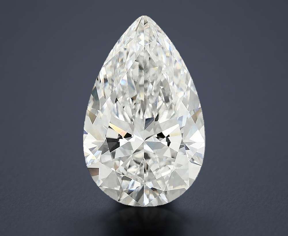4.64 Carat Pear Lab Diamond