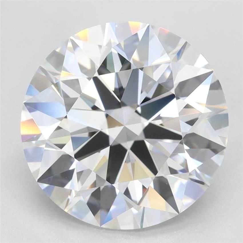 4.06ct D VVS2 Rare Carat Ideal Cut Round Lab Grown Diamond