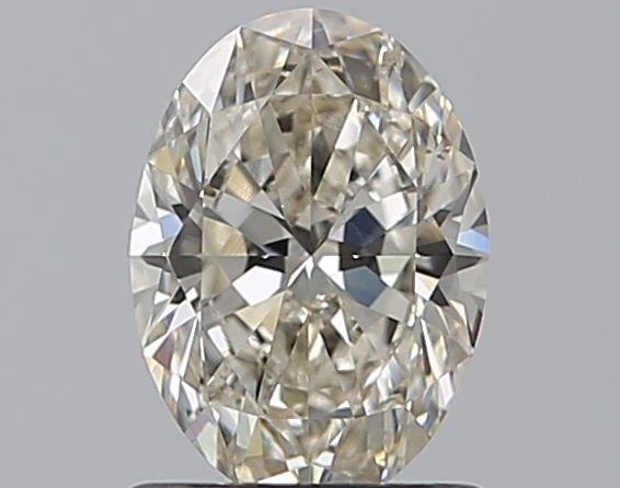 1.00ct K SI2 Rare Carat Ideal Cut Oval Diamond