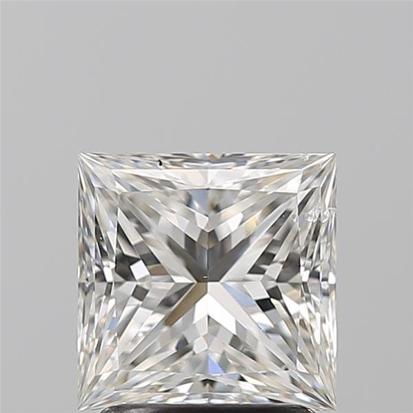 1.81ct H SI1 Rare Carat Ideal Cut Princess Diamond