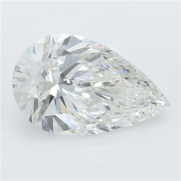 5.20ct H VS1 Rare Carat Ideal Cut Pear Lab Grown Diamond